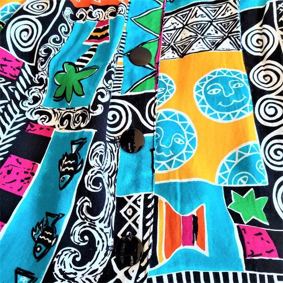 Eric Ryan Sport vintage button front high waisted skirt - Picture 10 of 14